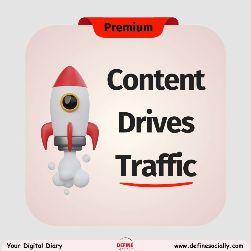 content drives traffic