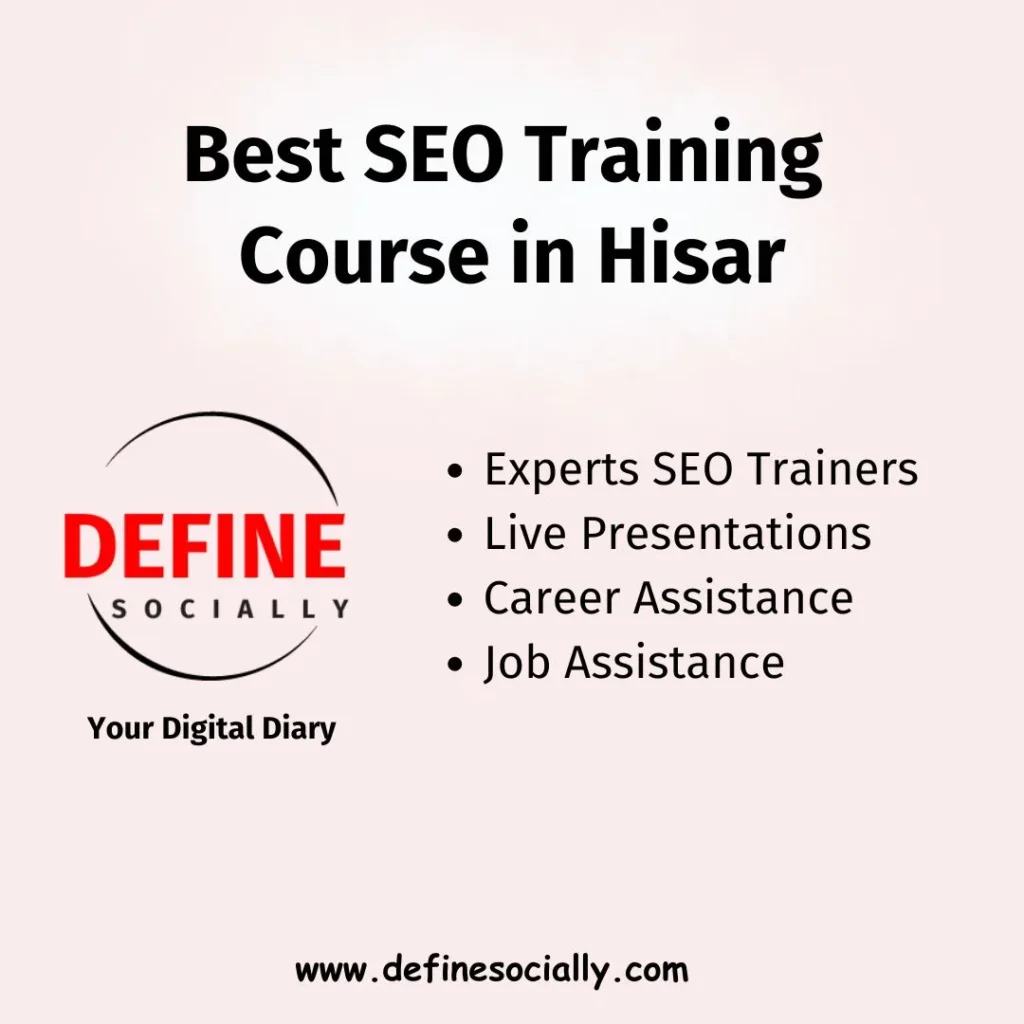 Best SEO Training in Hisar